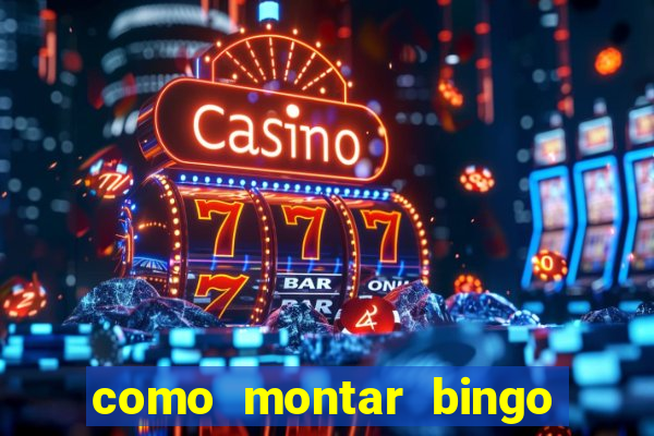 como montar bingo brinquedos toia